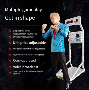 Robot thông hơi Máy đo lực kế đấm bốc con người cốc silica gel mục tiêu túi cát giải nén công viên tấm bạt lò xo trong nhà - Product Image 5