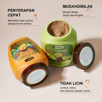 UUKKG Private Label Premium Salon Zachte Haar Glans & Kracht Koffie Mango Arganolie Passievrucht Voedende 2-in-1 Haarmasker 1kg