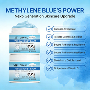 Kupferpeptide GHK-Cu Rindertalg für die Haut Blauer Balsam mit Manuka-Honig Vitamin E Natürlicher Gesichts- und Körperfeuchtigkeitsspender - Product Image 5