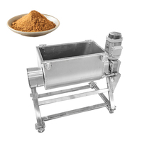 Petit mélangeur à ruban en acier inoxydable mélangeur de sucre blanc en poudre mélangeur à bande à double vis mélangeur d'additifs chimiques