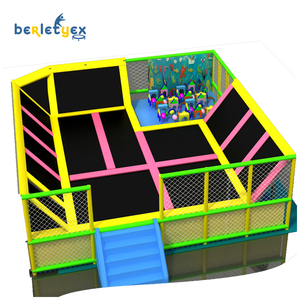 Berletyex parc de <span class=keywords><strong>trampoline</strong></span> à ressort rectangulaire commercial pour enfants adultes parc à vendre aire de jeux intérieure de grande taille - Product Image 1