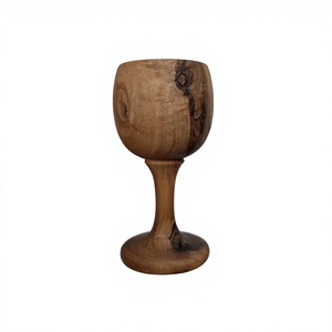 Verre à vin en bois massif écologique personnalisé, fait main, réutilisable, 250 ml, design moderne pour les fêtes - AZ ENTERPRISES Factory - Product Image 4