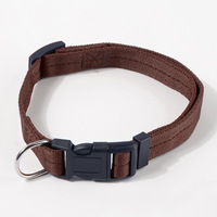 Collier de protection personnalisé de luxe anti-morsure pour chien, couleur unie, fermeture auto-agrippante, taille S, vente en gros pour chiens