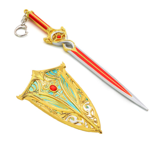 Baldur's Gate Toys Épée en alliage de zinc 22cm <span class=keywords><strong>et</strong></span> <span class=keywords><strong>bouclier</strong></span> 11cm Total 138g Suit - Product Image 2
