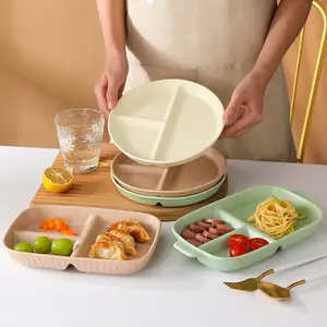 Nordic керамическая творческий дом тарелка для завтрака жира количественного перегородки пластины
