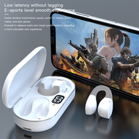 Écouteurs à conduction osseuse à clipser TWS, faible latence, pour le gaming et le sport, sans fil, ouverts, étanches IPX4, modèle exclusif