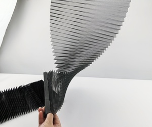 מקצועי אקורדיון בסגנון אקורדיון מקצועי בסגנון אקורדיון זבוב רשת פלאסה מסכי זבוב עבור דלתות הזזה - Product Image 4