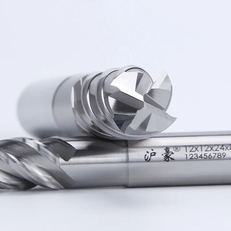 HUHAO AX38 High Precision CNC 6-20mm Carbide Cutting 4 Flute End Mill For Steel H04232401