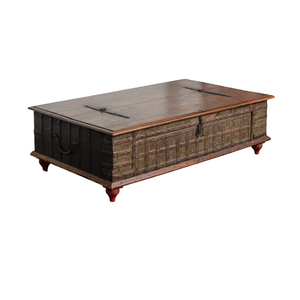 <b>Rectangle</b> Wood <b>Coffee</b> <b>Table</b> Solid Wood Center <b>Table</b> Modern Living Room Furniture Handmade Wooden Design for Hotels Villas - Product Image 2