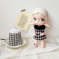 Vêtements de poupée originaux de 10 cm/17 cm pour Labubu Zsiga Hello Kitty, jupe pour poupée BJD Barbie de 6 pouces, vêtements en vrac