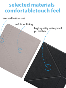 Étui intelligent pour <span class=keywords><strong>Kobo</strong></span> <span class=keywords><strong>Libra</strong></span> H2O, 7 pouces, support pliable en cuir PU, couverture magnétique avec fonction veille pour <span class=keywords><strong>Kobo</strong></span> <span class=keywords><strong>Libra</strong></span> H2o N873 - Product Image 3
