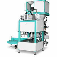 Machine multifonction entièrement automatique contrôlée par PLC, sans intervention humaine, pour l'ensachage, le pliage et la couture de papier alimentaire ouvert de 25-50 kg