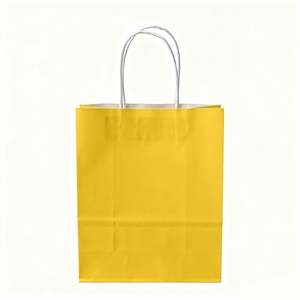 Sacs en papier kraft brun écologiques et recyclables personnalisés KM Factory, imprimés en CMJN pour le pain avec votre propre LOGO - Product Image 2