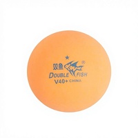 Raquette de tennis de table professionnelle en ABS Double Fish V40+ Starless, durable et élégante