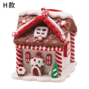 ของตกแต่งบ้านขนาดเล็กทำจากโพลิเมอร์ดินเหนียวสำหรับคริสต์มาส - Product Image 2