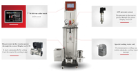 Réacteur de laboratoire haute pression, autoclave en acier inoxydable 10Mpa 100ml-500ml