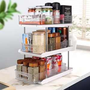 Organiseurs de rangement multifonctionnels de haute qualité pour la maison et la cuisine, organiseurs sous l'évier à 3 niveaux, étagères et supports de rangement - Product Image 5