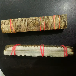 Manches de couteau artisanales en corne de bélier et de mouton, matériau naturel écologique avec finition de style antique - Product Image 2