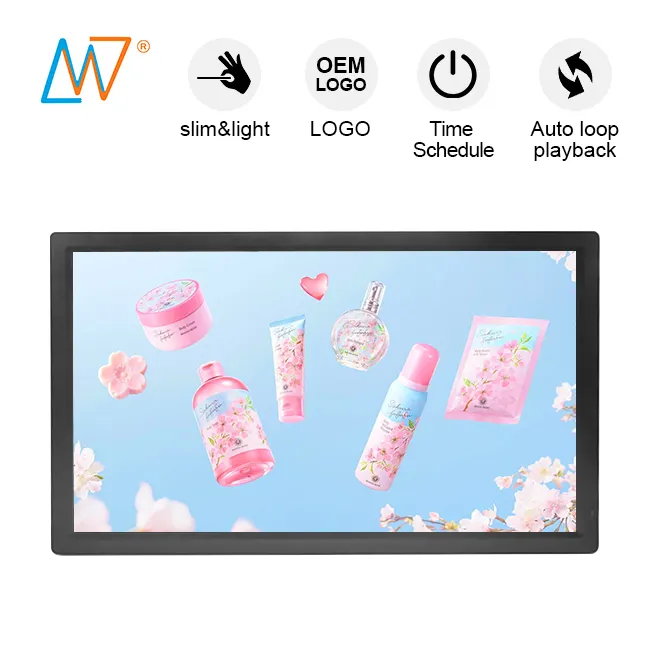 32inch Full Hd 1080p Large Lcd Screen Wall Mount 30 32 Inch Digital Photo Picture Frame Big Size