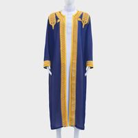Jabador moderne marocain pour homme, broderie dorée de luxe, vêtements arabes islamiques, kaftan de haute qualité, cape bisht, thobe pour Ramadan