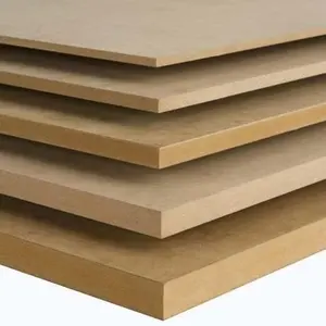 E0 E1 E2 3-20mm papan serat kepadatan uv mdf sangat mengkilap