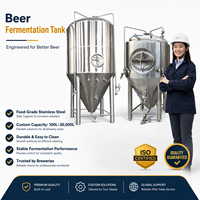 Fermenteur conique pour brassage à domicile en acier inoxydable 200L 500L 1000L 1Bbl 3Bbl 5Bbl 7Bbl