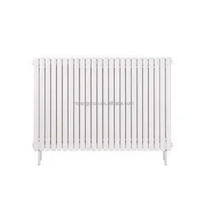 Moderne Stijl Antraciet Dubbele Ovale Ontwerper Radiator Watercapaciteit Kamer Verwarming Radiator