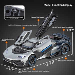 Magnifique Modèle de Voiture Sportive en Alliage Mercedes-Benz ONE 1:32 Tendance avec Fonction de Recul, Lumières et Sons – Collection Exquise pour Enfants et Adultes - Product Image 2