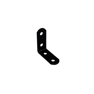 Support d'angle en fer noir Li Hai Hardware, support d'angle droit à 90 degrés pour meubles, étagères, tables, chaises - Product Image 4