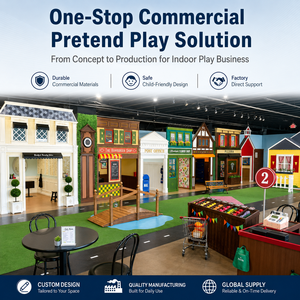 Ciudad de Juegos de Rol para Niños, Cafetería de Juegos, Equipo de Juego de Simulación con Mini Ciudad y Zona de Juegos Suave - Product Image 5
