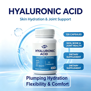 Capsules d'acide hyaluronique liposomale OEM sous marque privée 200 mg, 120 capsules, complément alimentaire pour la santé de la peau, des articulations, de l'intestin et des yeux - Product Image 3