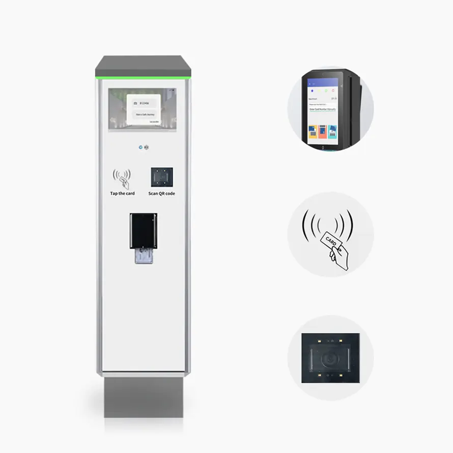 Smart RFID Card Payment Car Park Management electronic ticket issuing machine fo