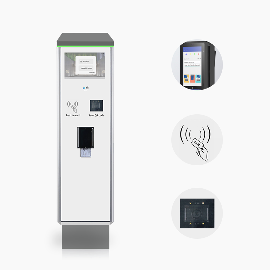 Smart RFID Card Payment Car Park Management electronic ticket issuing machine fo