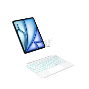Teclado retroiluminado RGB Miaokong para iPad Air6/12,9/10,9 nueva cubierta protectora de interfaz USB y base magnética flotante - Product Image 1