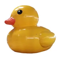 Özelleştirilmiş açık dev şişme yüzen sarı ördek