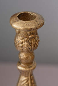 Vente chaude <span class=keywords><strong>Bougeoir</strong></span> créatif rétro en fer <span class=keywords><strong>noir</strong></span> pour salle à manger Salon de coiffure Bougeoirs en métal doré pour accessoires de décoration intérieure - Product Image 4