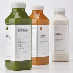 Label kustom Label vinil tahan air cetak Label perekat untuk botol jus kemasan botol minuman Label