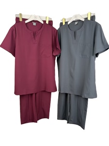 Uniforme Médico, Conjuntos de Uniformes de Enfermería para <span class=keywords><strong>Hospital</strong></span>, Traje Deportivo, Venta al por Mayor, Color Verde Azulado, Logotipo Personalizado, Talla XL, Uniformes Médicos Modernos y Elásticos, Verde Asfalto - Product Image 1