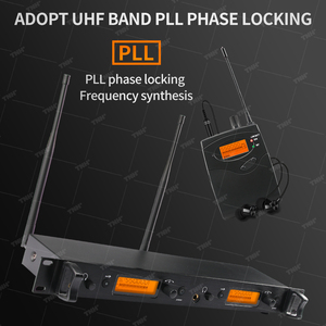 Sistema di Monitoraggio In-Ear <span class=keywords><strong>Wireless</strong></span> TNH IEM2050, <span class=keywords><strong>Monitor</strong></span> In-Ear Senza Fili con Numero Illimitato di Utenti - Product Image 2