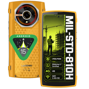 LAGENIO Panther2 Pro, Teléfono Inteligente Resistente al Agua y Polvo IP68/IP69K para Gerentes de Proyectos, Uso en Altura, Protección Contra Caídas y Polvo de Concreto, Venta al Por Mayor - Product Image 1