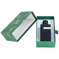 Boîtes rigides en papier avec tiroir coulissant, logo personnalisé en relief, laminage mat, recyclables, emballage de parfum vide, boîte cadeau