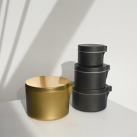 Pot à bougie en métal vide de 1 oz, 2 oz, 4 oz, 6 oz, noir, argent, contenant pour usine de bougies, logo personnalisé, forme ronde, boîte en étain