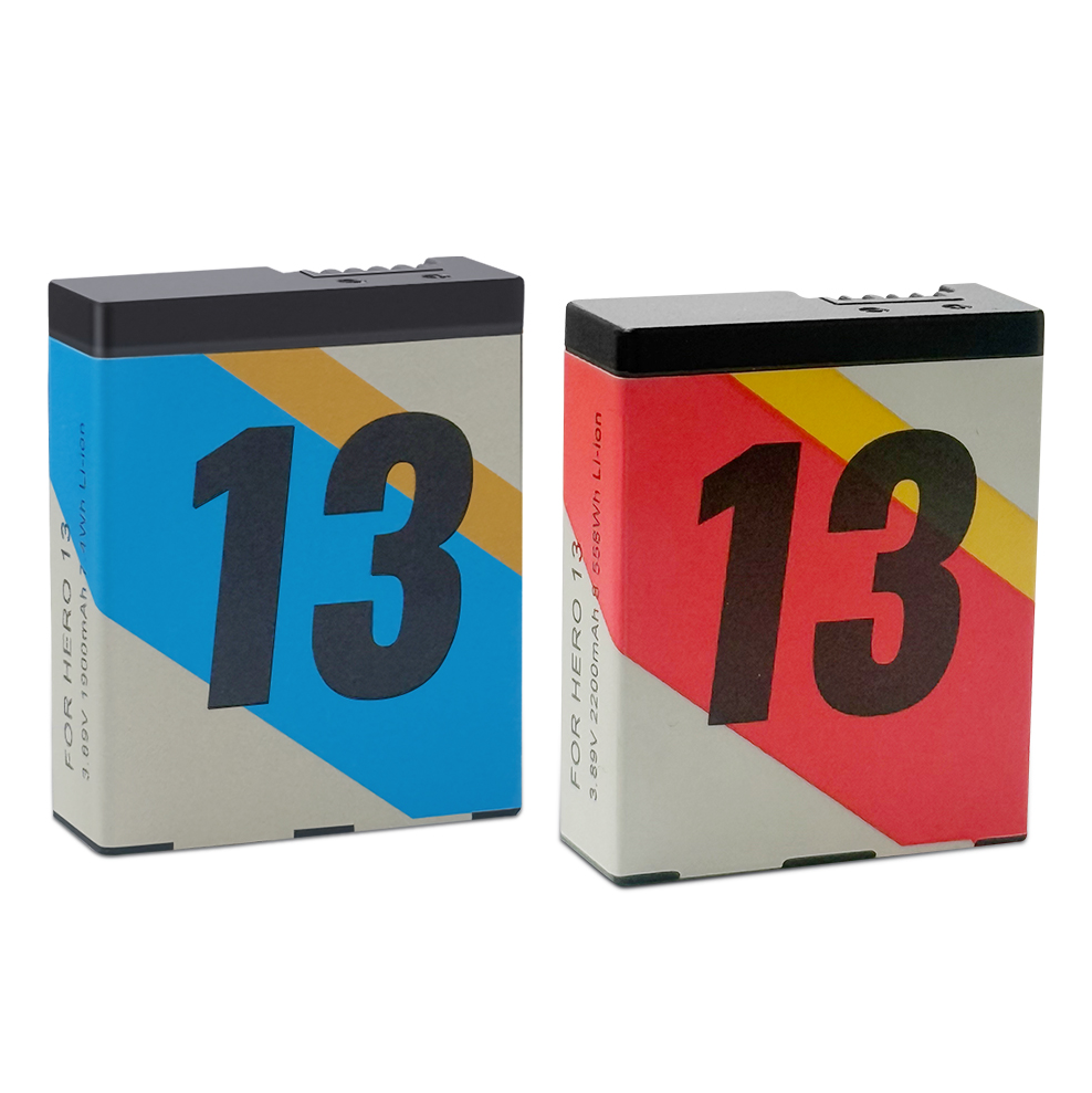 Hongdak 3.89V 2200mAh Rechargeable Battery Action Camera Battery for GoPros Heros 13 Black Minus 20° Fast-charging Battery