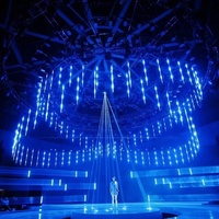 4m Hauteur 12x20W RGBW 4 en 1 Led Football Light Kinetic Lamp DMX512 Disco Ball System Pixel Control