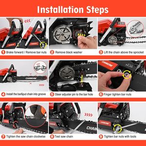 เลื่อยโซ่ยนต์อุตสาหกรรม DIY รุ่นขายดี 070 ขนาด 58 ซีซี บาร์นำขนาด 20 นิ้ว กำลัง 2100 วัตต์ รับผลิตตามแบบ OEM - Product Image 6