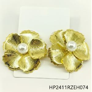 Orecchini di perle da donna con Design rettangolare alla moda accessori Casual per feste gioielli a goccia - Product Image 1