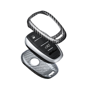 Pour <span class=keywords><strong>Alfa</strong></span> <span class=keywords><strong>Romeo</strong></span>, clé intelligente, coque de clé en fibre de carbone, accessoire intérieur de luxe, étui de clé de voiture T-carbon - Product Image 3
