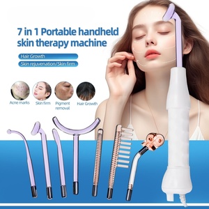 เครื่องมือความงามแบบมือถือระดับมืออาชีพ 7-in-1 ความถี่สูง พร้อมหัวนีออนอาร์กอนผสม สำหรับการบำบัดผิวหน้า - Product Image 2
