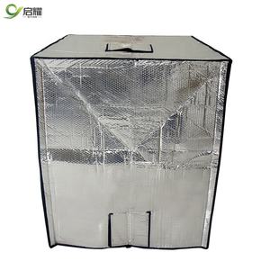 Couverture de palette tissée thermique à bulles d'aluminium, enveloppe IBC isolée, emballage de protection IBC - Product Image 5
