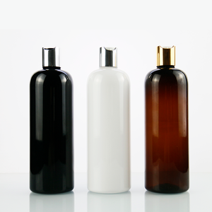 Amber 100ml-1000ml Cosmetic Containers for Body Lotion Skin Care Serum Conditioner Disc Lid PET Plastic Screen Printing Custom - Product Image 1